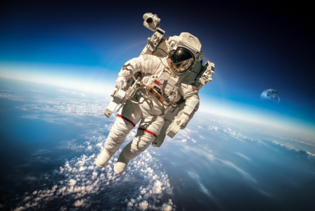 Bigstock  Astronaut In Outer Space Again 85116506